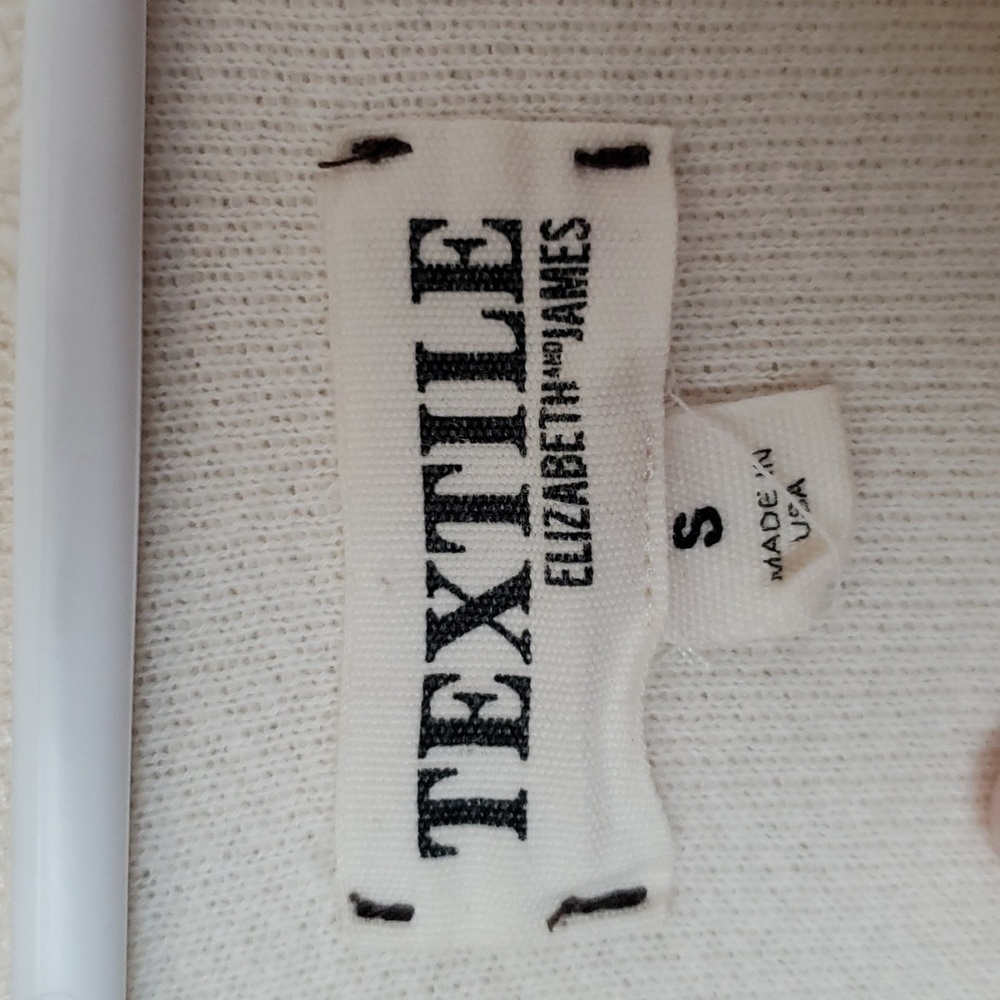Textile Elizabeth and James terrycloth feel loose crew neck pullover sweatshirt - Picture 4 of 8